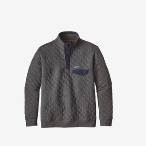Men's Organic Cotton Quilt Snap-T Pullover